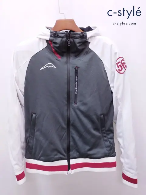 KUSHITANI クシタニ パーカー L グレー×ホワイト K-2376 56 CAPPUCCINO KF