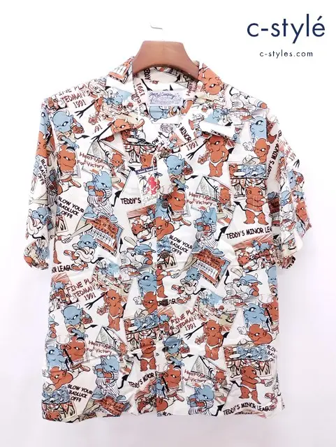 TED MAN テッドマン アロハシャツ M マルチカラー 総柄 レーヨン100% TED COMPANY