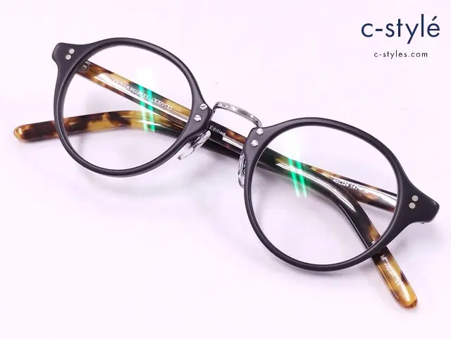 OLIVER PEOPLES オリバーピープルズ メガネ 45□24 147 ブラック×ブラウン系 1955 雅