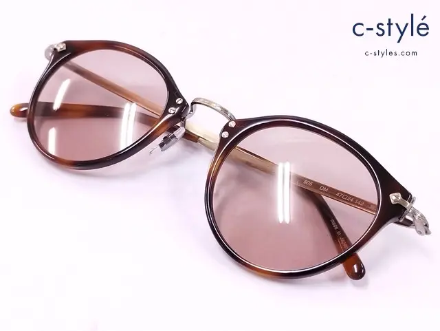 OLIVER PEOPLES オリバーピープルズ サングラス 47□24 142 ゴールド×ブラウン系 505 DM