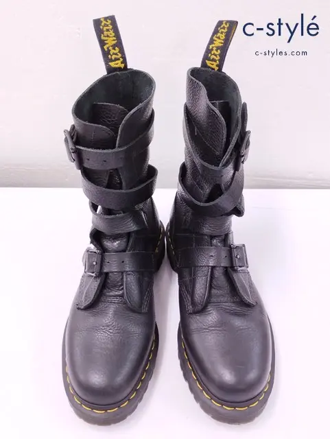 Dr.Martens ドクターマーチン ブーツ UK7 ブラック BEVAN ビーヴァン