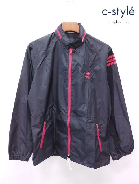 adidas アディダス ジャケット L ブラック系 ウインドブレーカー ADS-200