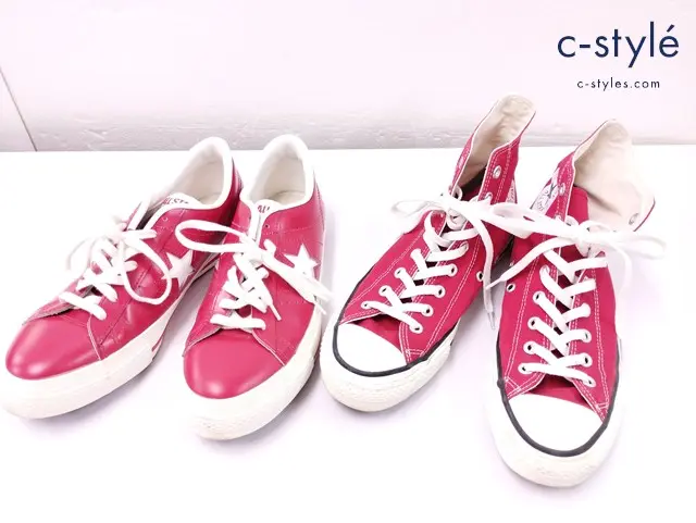 CONVERSE コンバース スニーカー ALL STAR 8・1/2 レッド ハイカット ローカット