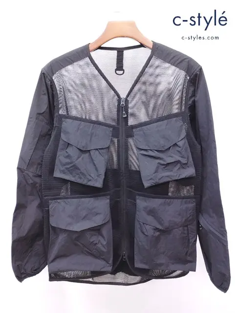 snow peak スノーピーク メッシュジャケット L ブラック JK-20SU109