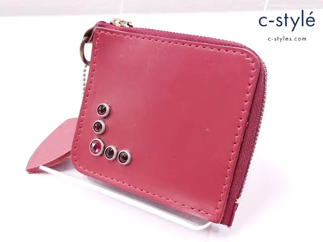 HTC エイチティーシー コインケース レッド ウォレット