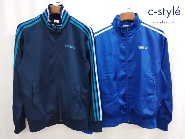 adidas アディダス トラックジャケット L ブルー ネイビー系 ジャージ NEO LABEL