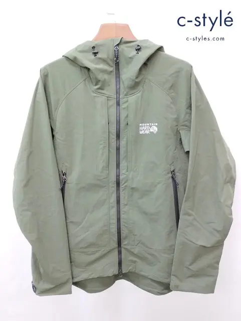 MOUNTAIN HARDWEAR チョックストンアルパインフーデッドジャケット M カーキ OM0381