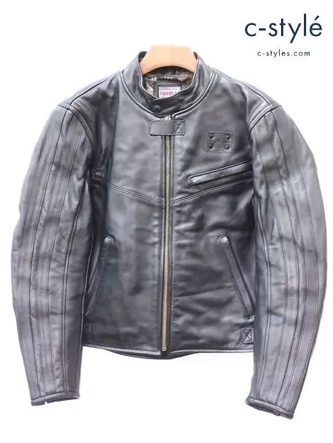 NANKAI ナンカイ シングルライダースジャケット L ブラック