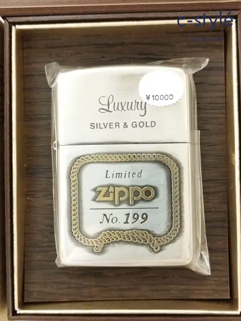 ZIPPO ジッポー オイルライター Luxury SILVER & GOLD Limited No.199 シルバー ’94