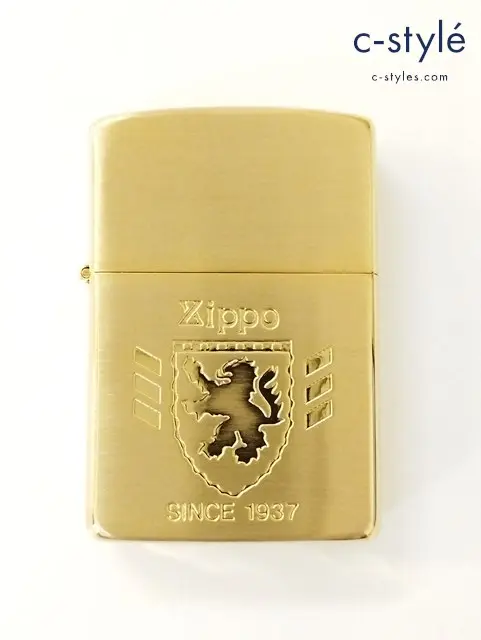 ZIPPO ジッポー オイルライター ライオン エンブレム SINCE 1937 ゴールド ’87