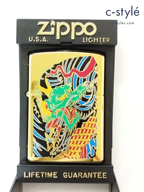 ZIPPO ジッポー オイルライター 龍 ドラゴン Dragon ゴールド ’95