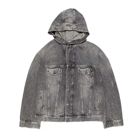 Acne Studios（アクネストゥディオズ) フード付きデニムジャケット FN-UX-OUTW000105 (ユニセックス)