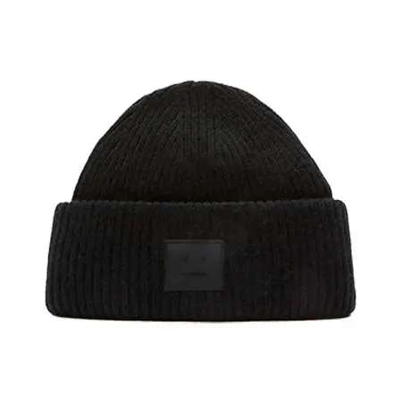 Acne Studios（アクネストゥディオズ) Faceロゴビーニー – ヤク FN-UX-HATS000397