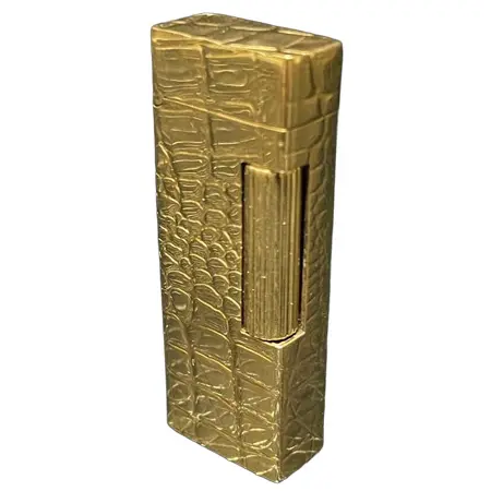 dunhill(ダンヒル) ライター ローラガス クロコダイル型押 18K