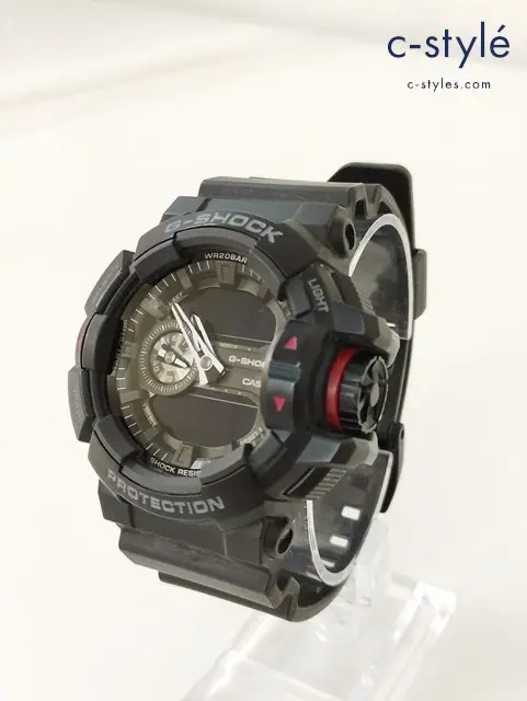 CASIO カシオ 腕時計 ブラック G-SHOCK GA-400-1B クォーツ