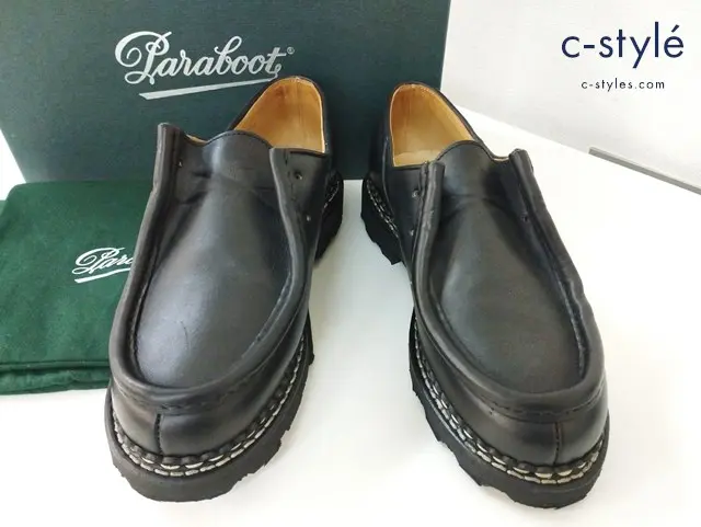 Paraboot パラブーツ レザーシューズ 39・1/2 ブラック MICHAEL NOIR 715604 98569