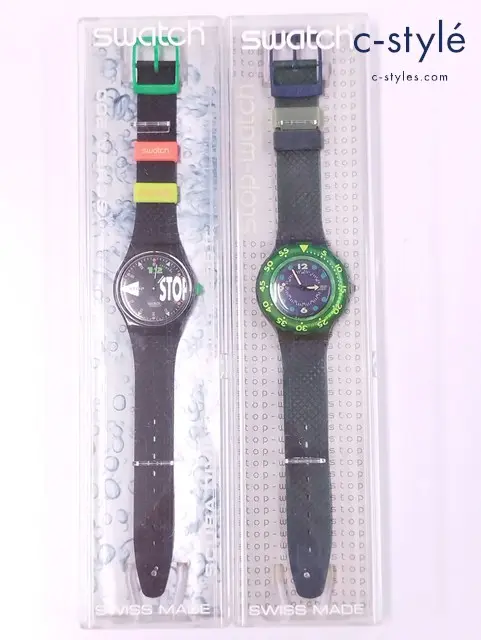 Swatch スウォッチ 腕時計 ブルー系 ブラック系 SDN100 SSB101 クォーツ