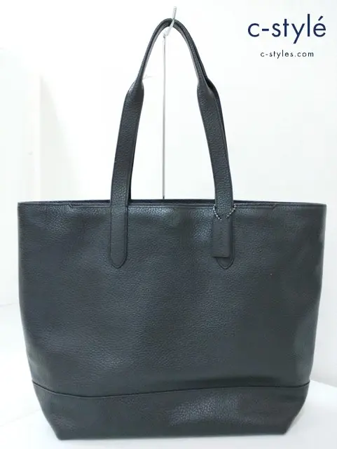 COACH コーチ トートバッグ ブラック レザー 89933