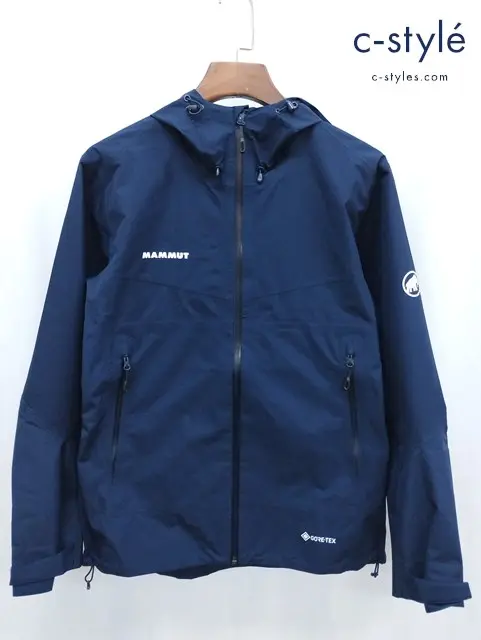 MAMMUT マムート ハードシェルフーデットジャケット M ネイビー 1010-28452