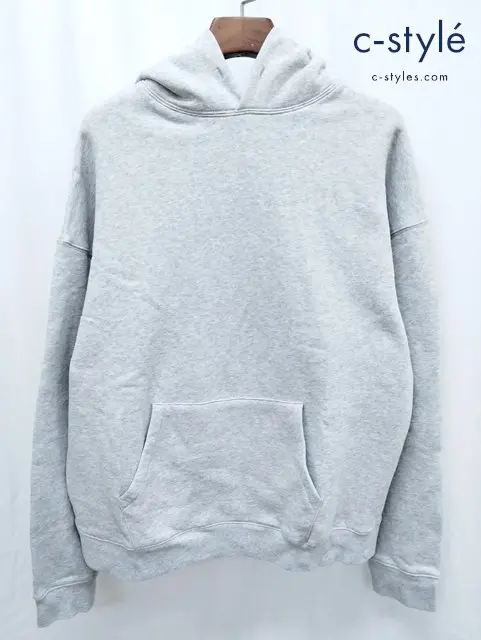 FOG ESSENTIALS エフオージーエッセンシャルズ パーカー M グレー バックロゴ