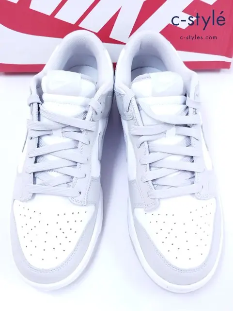 NIKE ナイキ スニーカー 27cm グレー×ホワイト DUNK LOW RETRO DD1391-103 ローカット