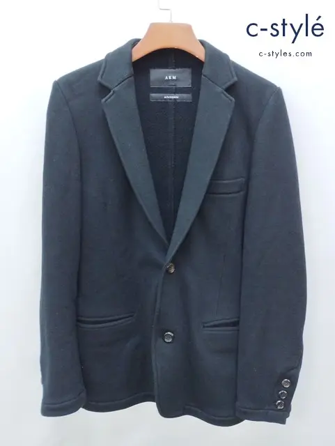 AKM エーケーエム ジャケット XL ブラック RK102 綿100％