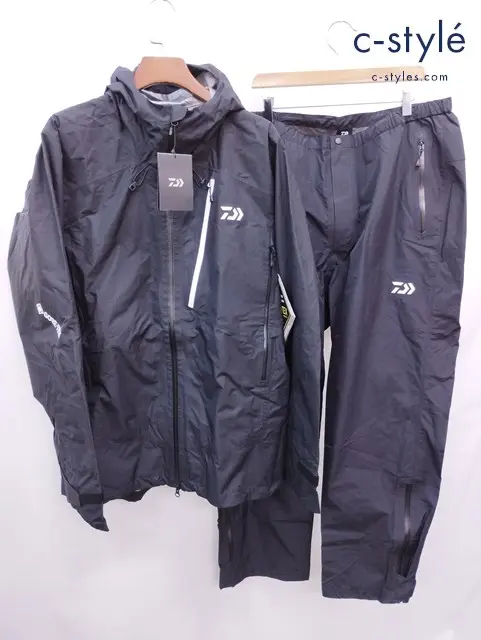 DAIWA ダイワ レインスーツ 4XL ブラック GORE-TEX PACLITE PLUS DR-1621 セットアップ 雨具