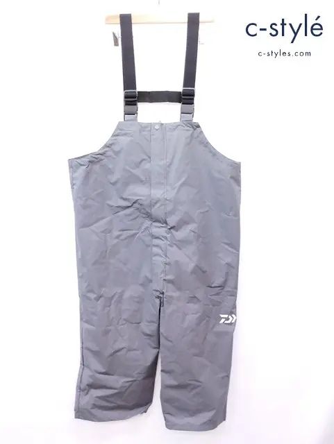 DAIWA ダイワ サロペットレインパンツ 3XL グレー DR-9321P 雨具 釣り