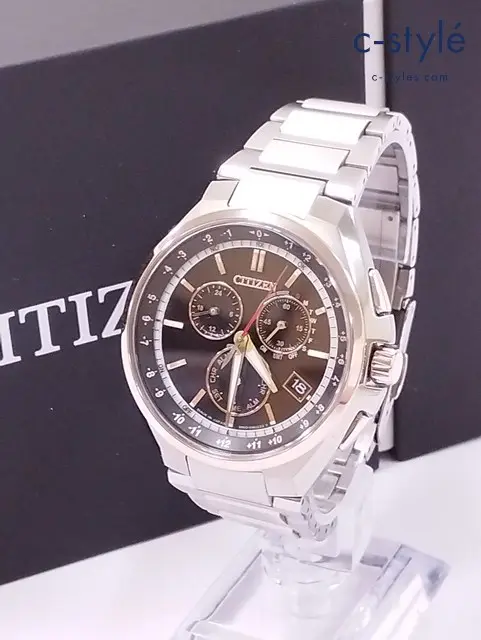 CITIZEN シチズン 腕時計 ブラック×シルバー ATTESA LIMITED EDITION E660-S118379