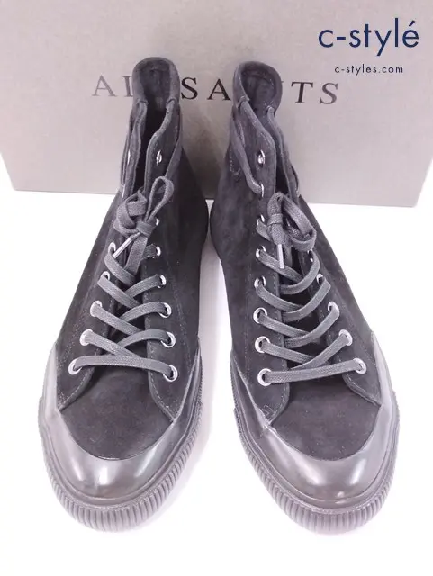 ALLSAINTS オールセインツ スニーカー 41 ブラック スウェード ハイカット MZ047Z