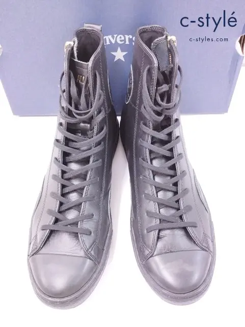 CONVERSE コンバース スニーカー 26cm ブラック ALL STAR COUPE LEATHER Z SHIN-HI 31302790