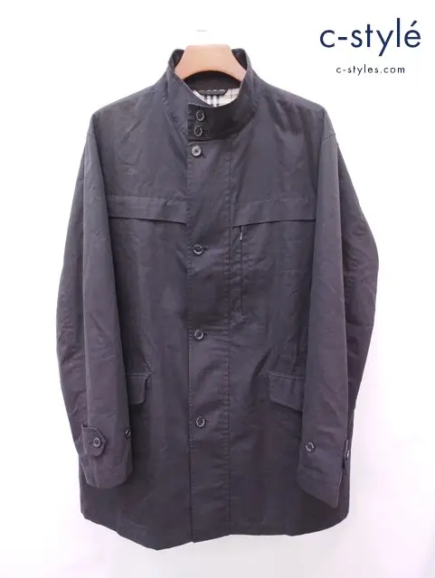 BURBERRY LONDON バーバリーロンドン スタンドカラーコート 2L ブラック BEN09-106-09