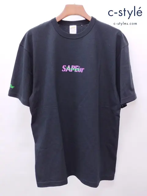 SAPEur サプール Tシャツ L ブラック デニス・ロッドマン プリント 綿100%