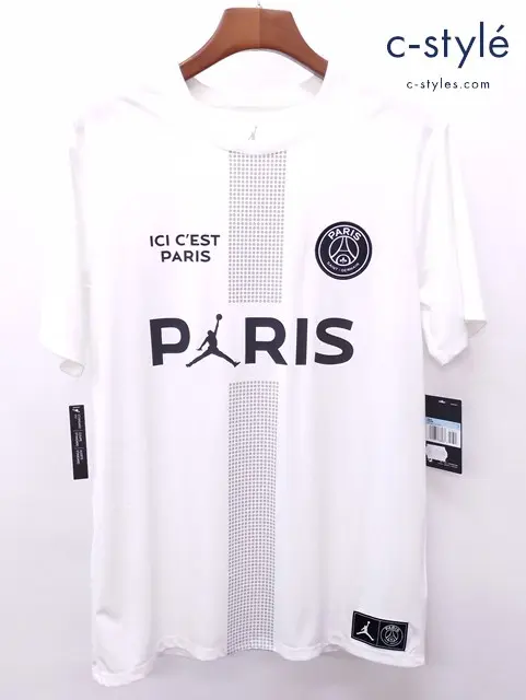 NIKE ナイキ Tシャツ M ホワイト JORDAN Paris Saint Germain 半袖
