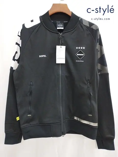F.C.Real Bristol エフシーレアルブリストル ジャージ ジャケット L ブラック FCRB-189002 SOPH.