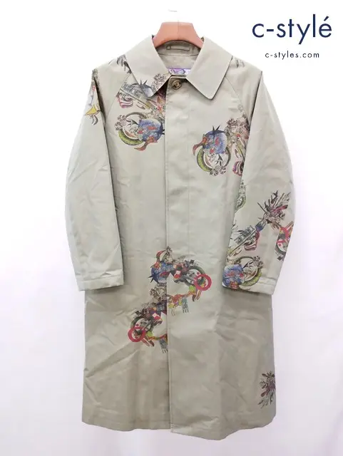 JANTJE ONTEMBAAR×SANYO COAT ステンカラーコート XS グリーン系 P1A62-421-76