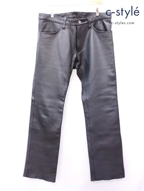 KADOYA カドヤ レザーパンツ 36 ブラック LHX LRXP 395 K’S LEATHER 牛革