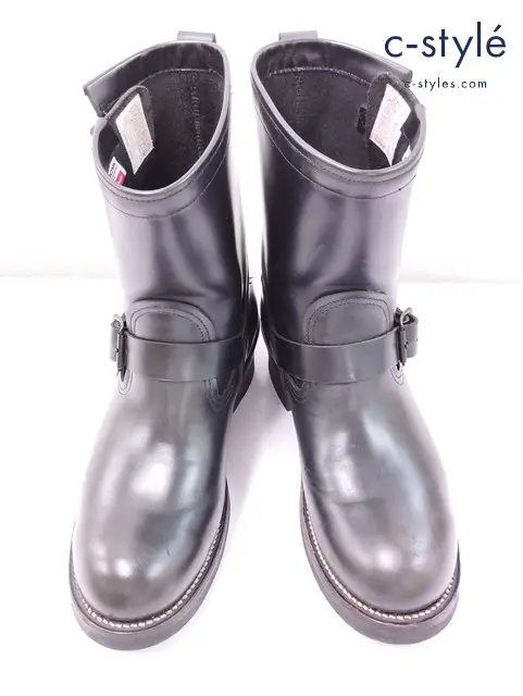 KADOYA×BROTHER BRIDGE カドヤ×ブラザーブリッジ ショートエンジニアブーツ 27・1/2 ブラック GISEL