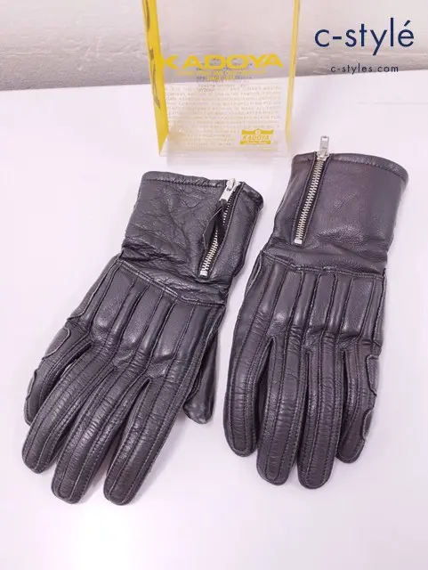 KADOYA カドヤ レザーグローブ LL ブラック BHR-SPEED.1 牛革