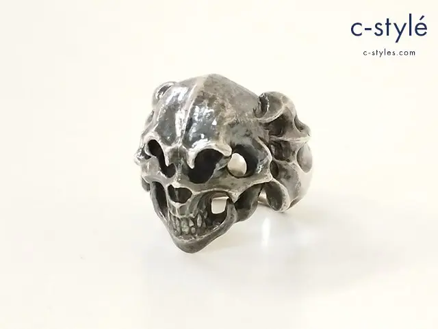 STRANGE FREAK DESIGNS ストレンジフリークデザインス リング シルバー ロウグ スカル