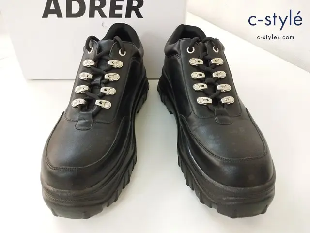 ADRER アドラー ハイソールチングダッドスニーカー L ブラック ADTIG1020001