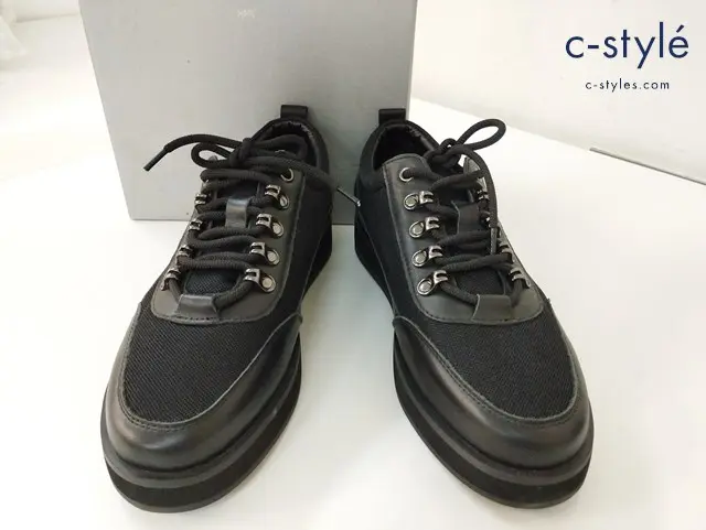 HARE ハレ トレッキングレザーコンビスニーカー M ブラック HA040086ME