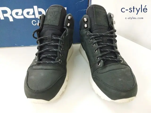 Reebok リーボック スニーカー 28cm ブラック Classic Leather Mid GORETEX M49142