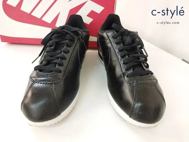 NIKE ナイキ スニーカー 28.5cm ブラック WMNS CLASSIC CORTEZ LEATHER 807471-009