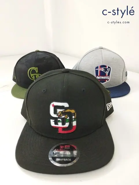 NEW ERA ニューエラ キャップ 7・3/8 58.7cm ONE SIZE 59FIFTY 9FIFTY MLB 計3点
