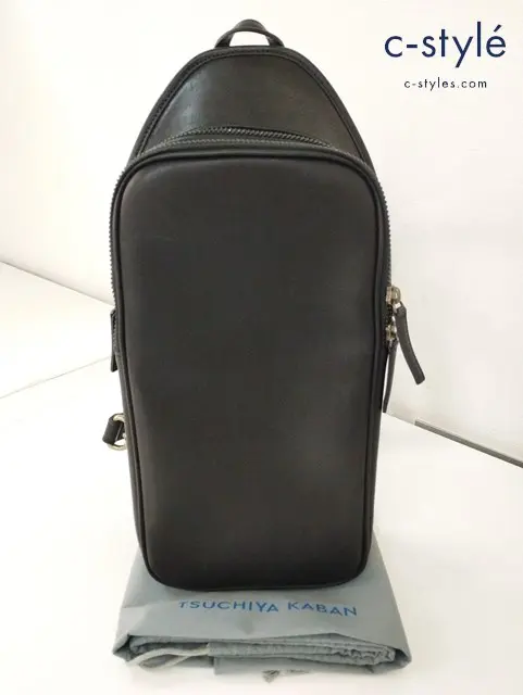土屋鞄 ツチヤカバン リビートトールクロスボディバッグ ブラック レザー