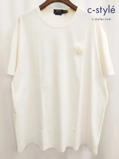 POLO RALPH LAUREN ポロラルフローレン Tシャツ XXL ホワイト系 綿100％