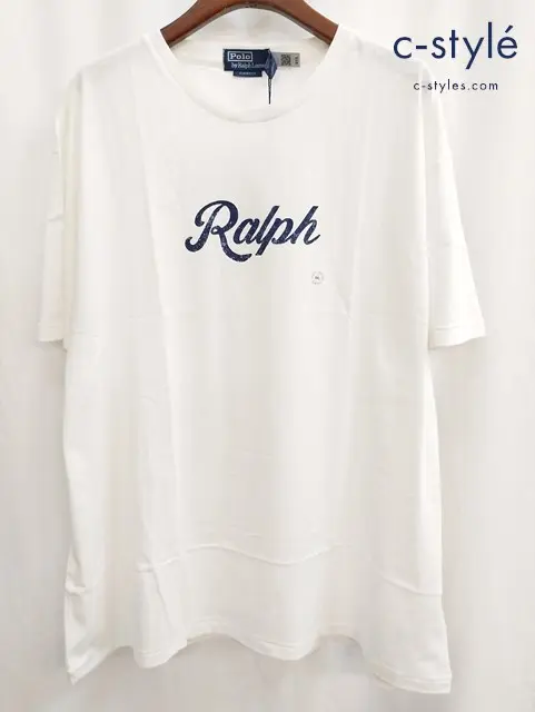 POLO RALPH LAUREN ポロラルフローレン Tシャツ XXL ホワイト 綿100％