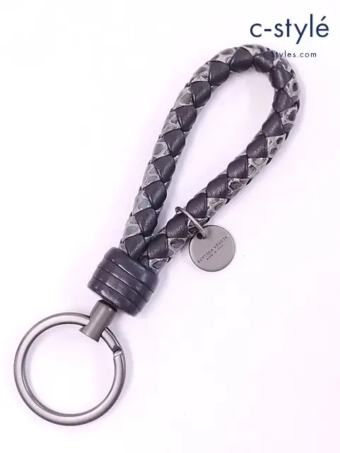 BOTTEGA VENETA ボッテガヴェネタ キーリング ブラック系 イタリア製