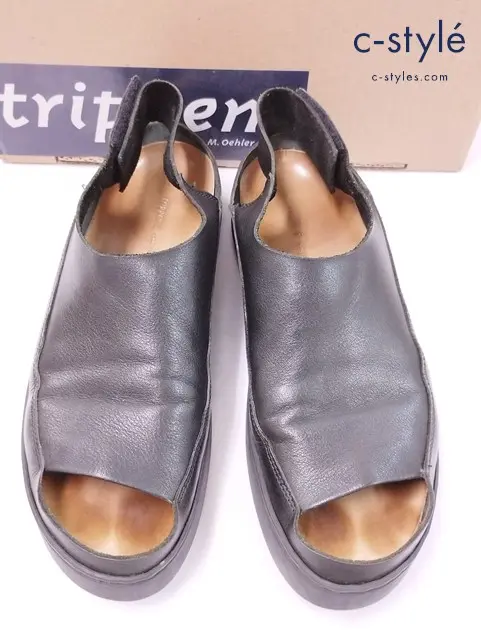 trippen トリッペン サンダル 40 ブラック Sound black